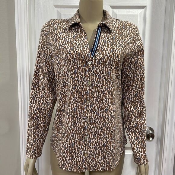 JUST WHITE JERSEY STRETCH BLOUSE. - Picture 10 of 10